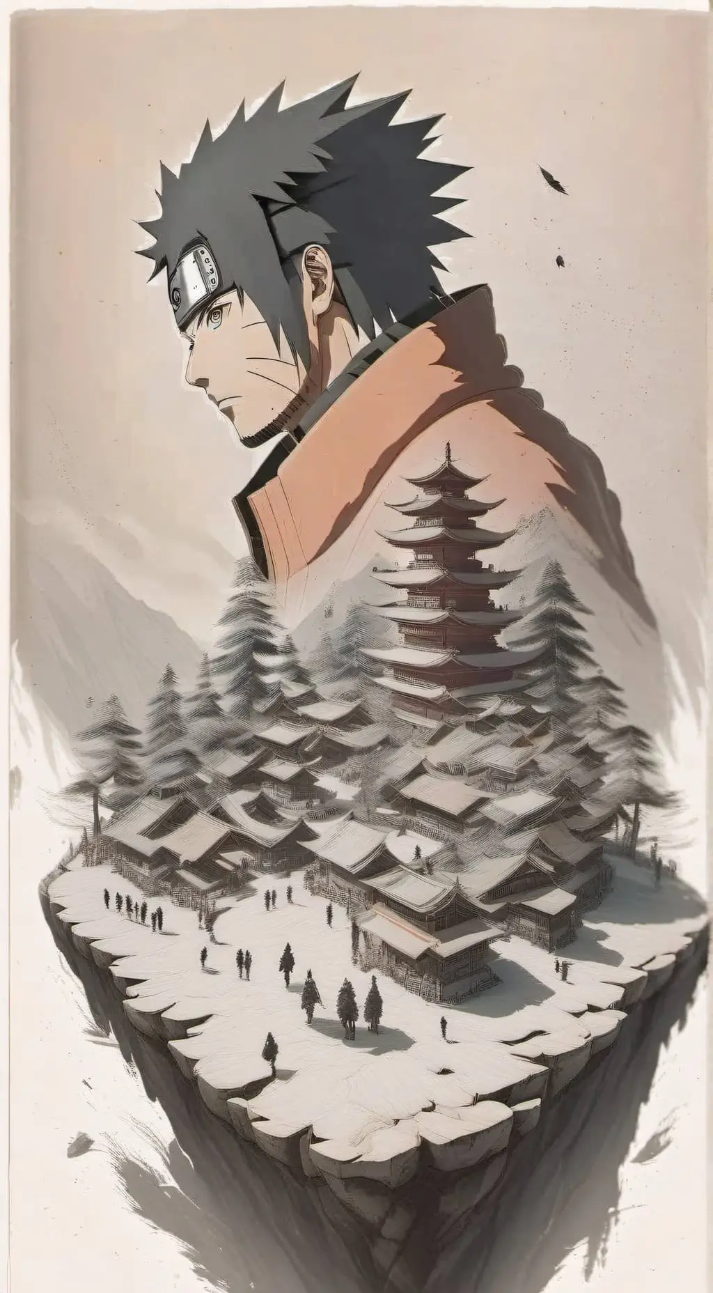 ai character: Naruto world background