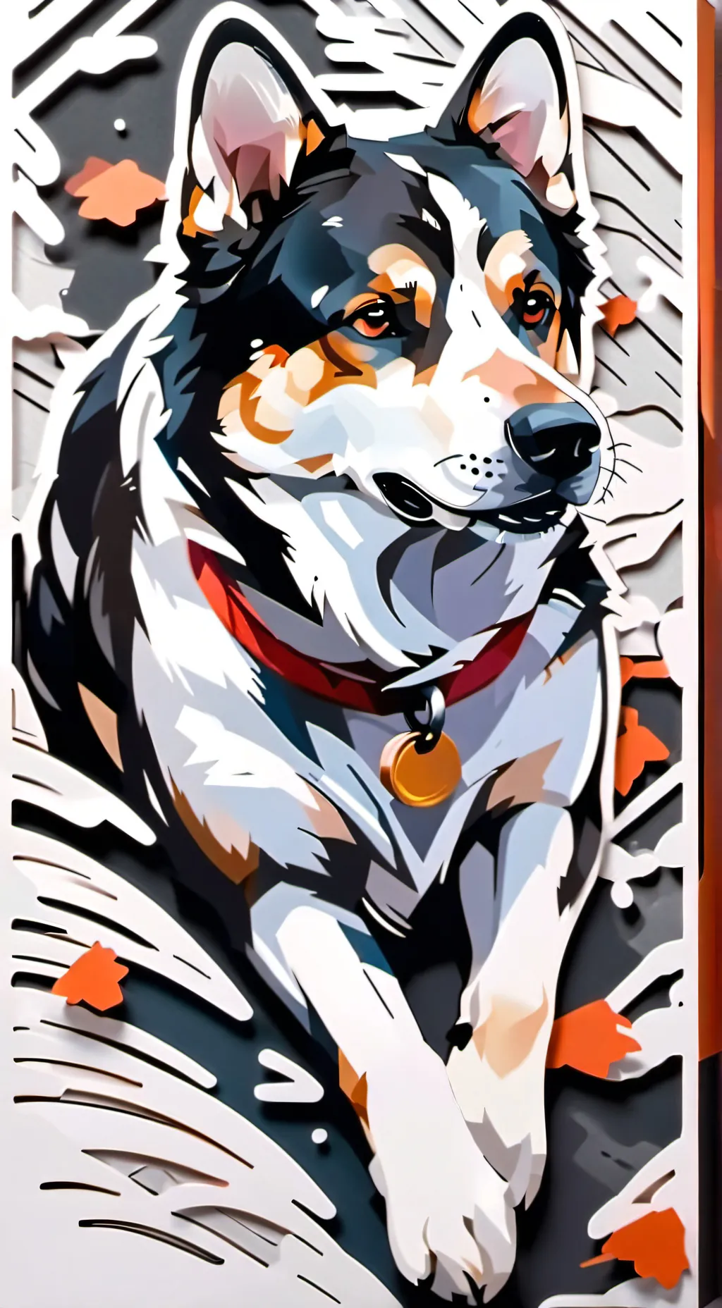 ai character: Mocha background