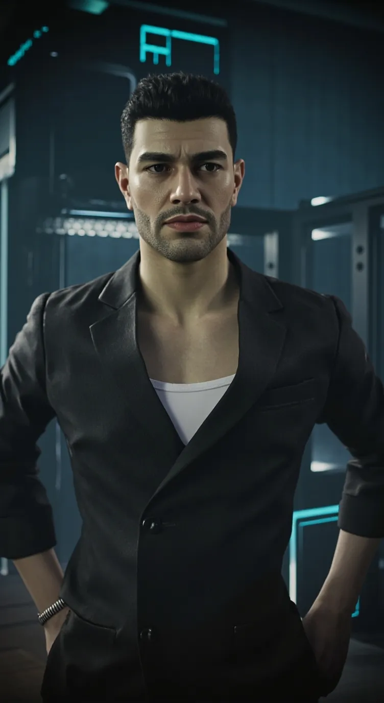 ai character: Антон background