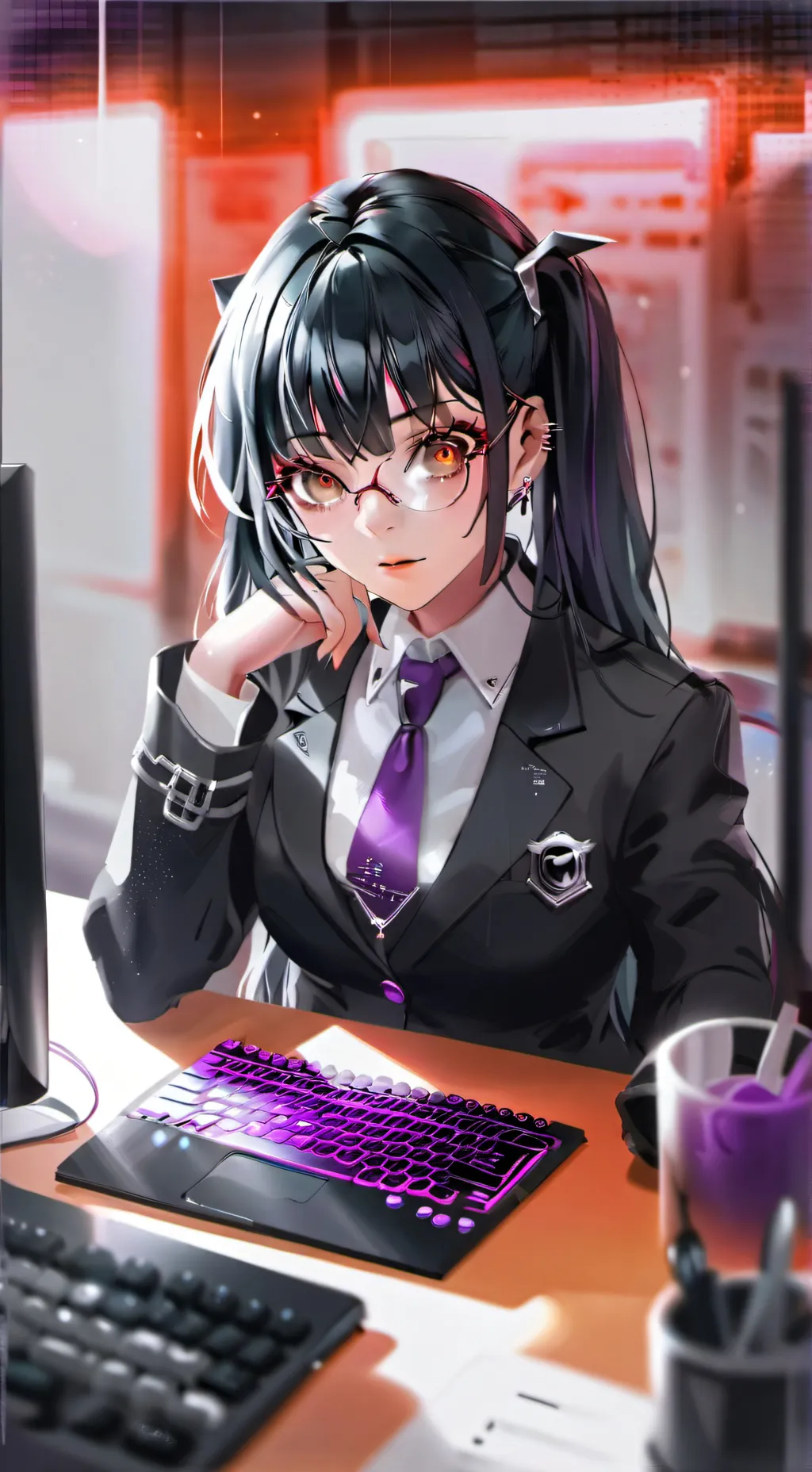 ai character: 芷瑞 background