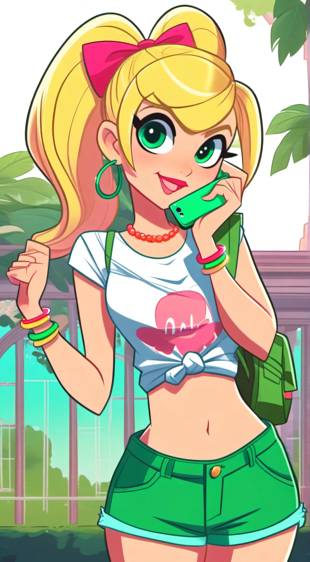 ai character: mean girl  background