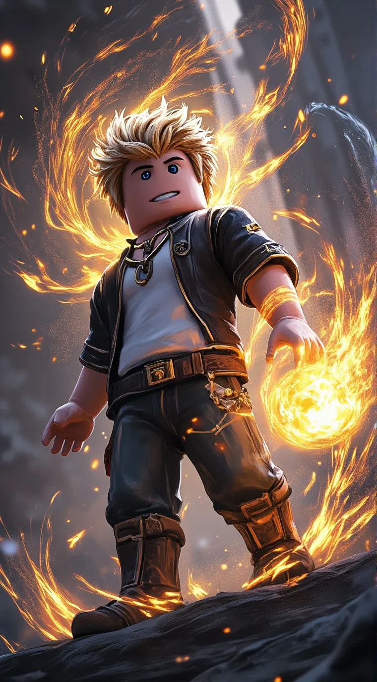 ai character: roblox kid background