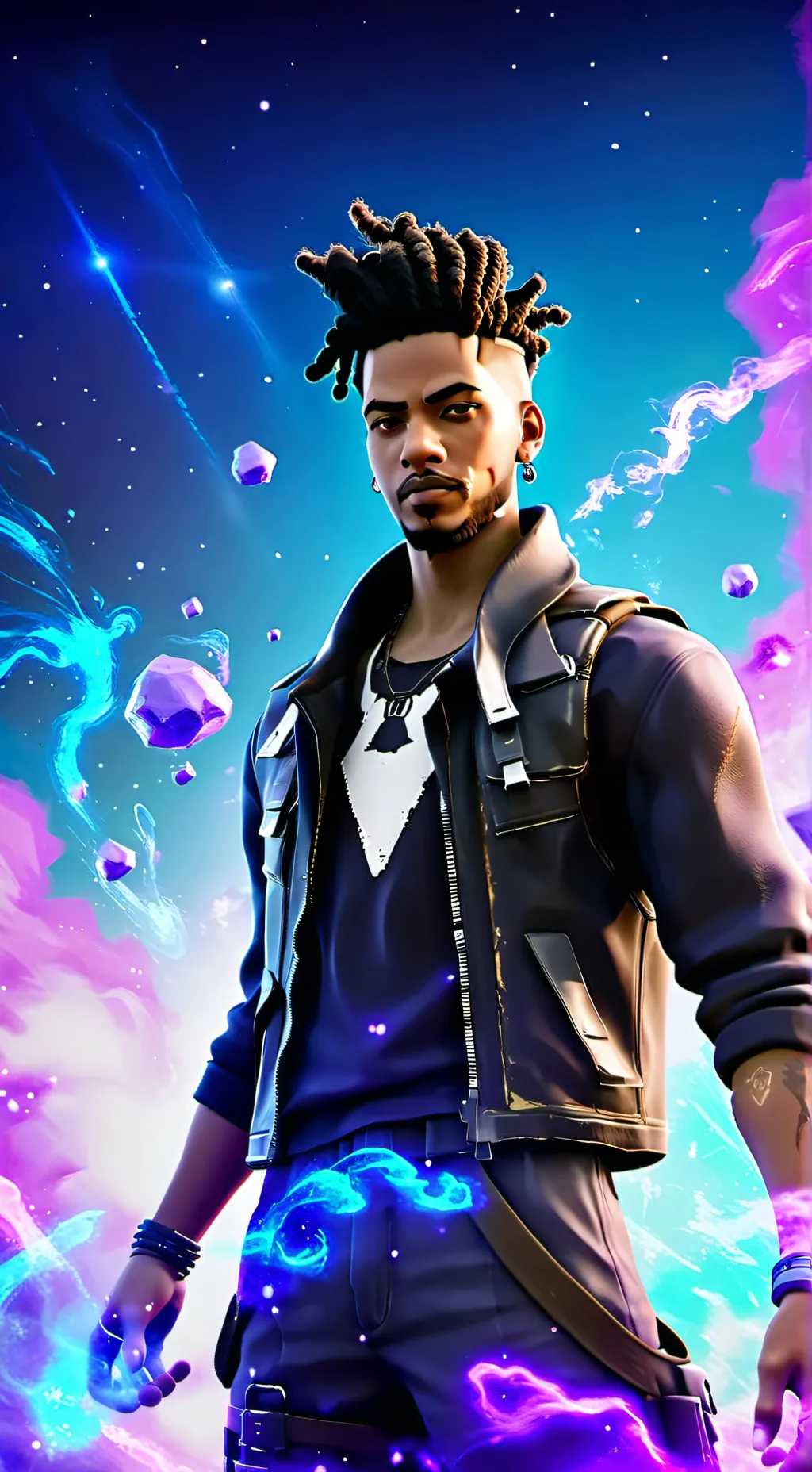 ai character: Travis Scott background