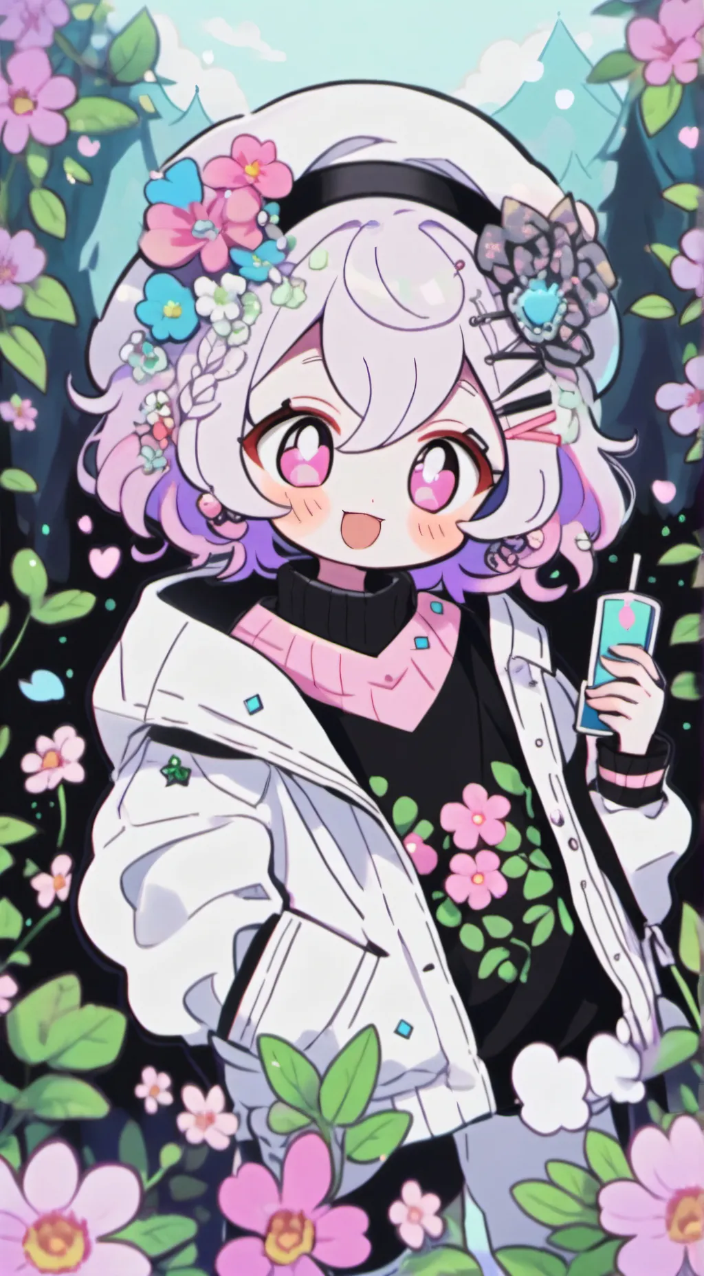 ai character: CRK AU background