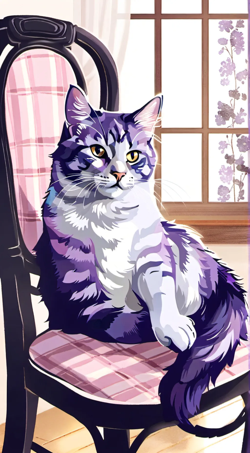ai character: Dw x ppt background