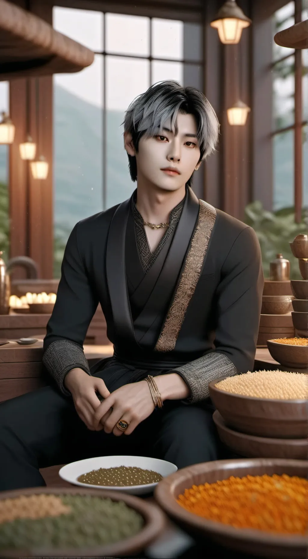ai character: Jeonjin background