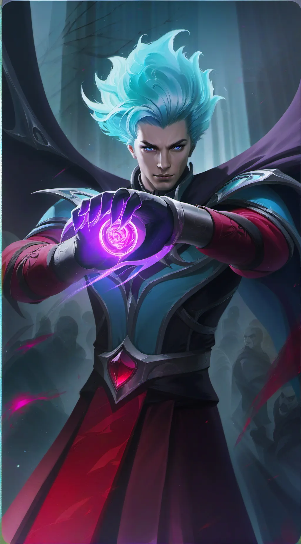 ai character: Lion  background