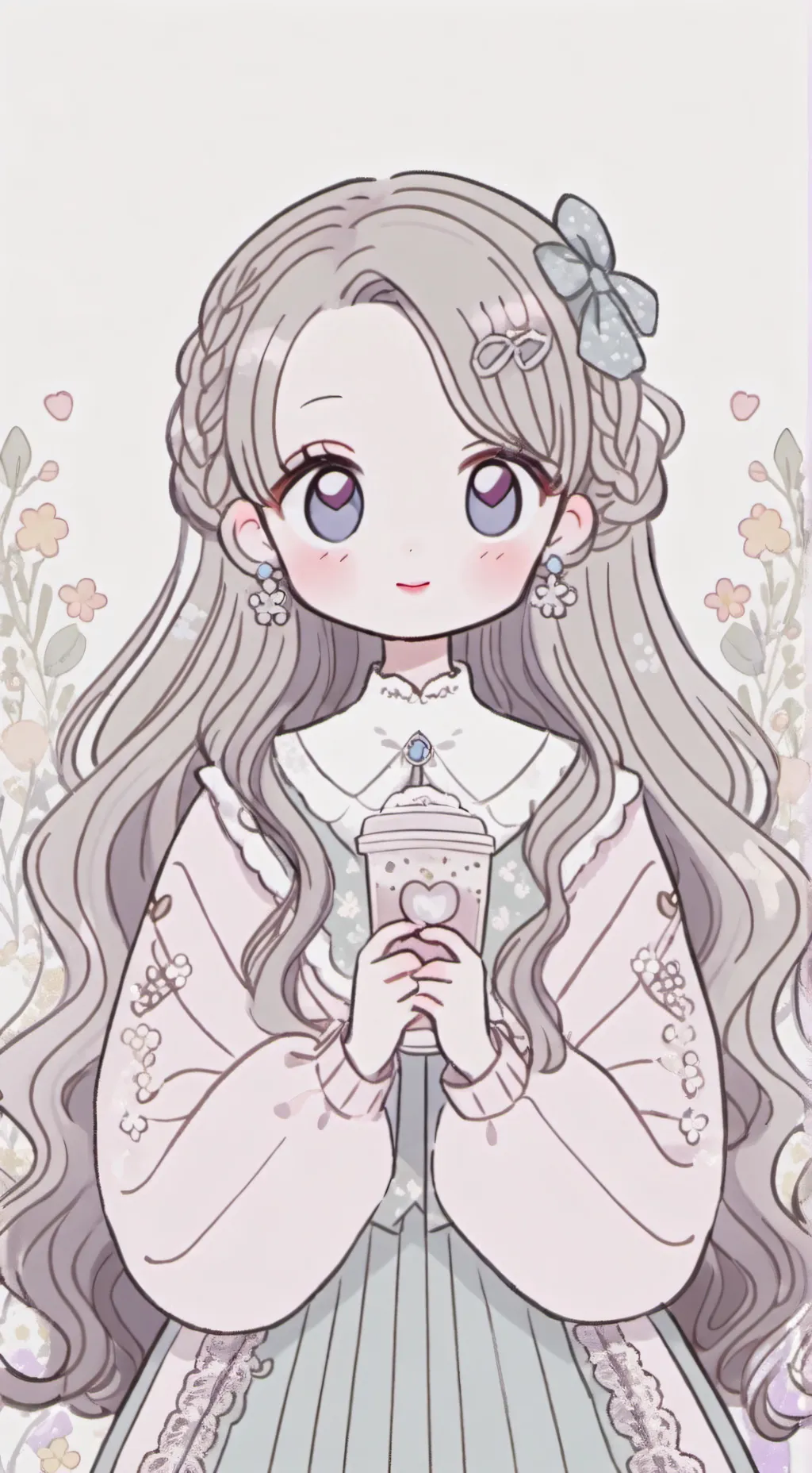 ai character: Kny birthday  background