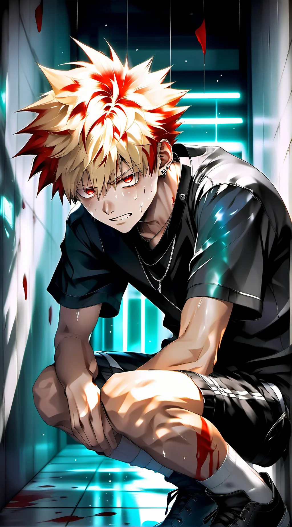 ai character: Sad Bakugo 🌧️ background
