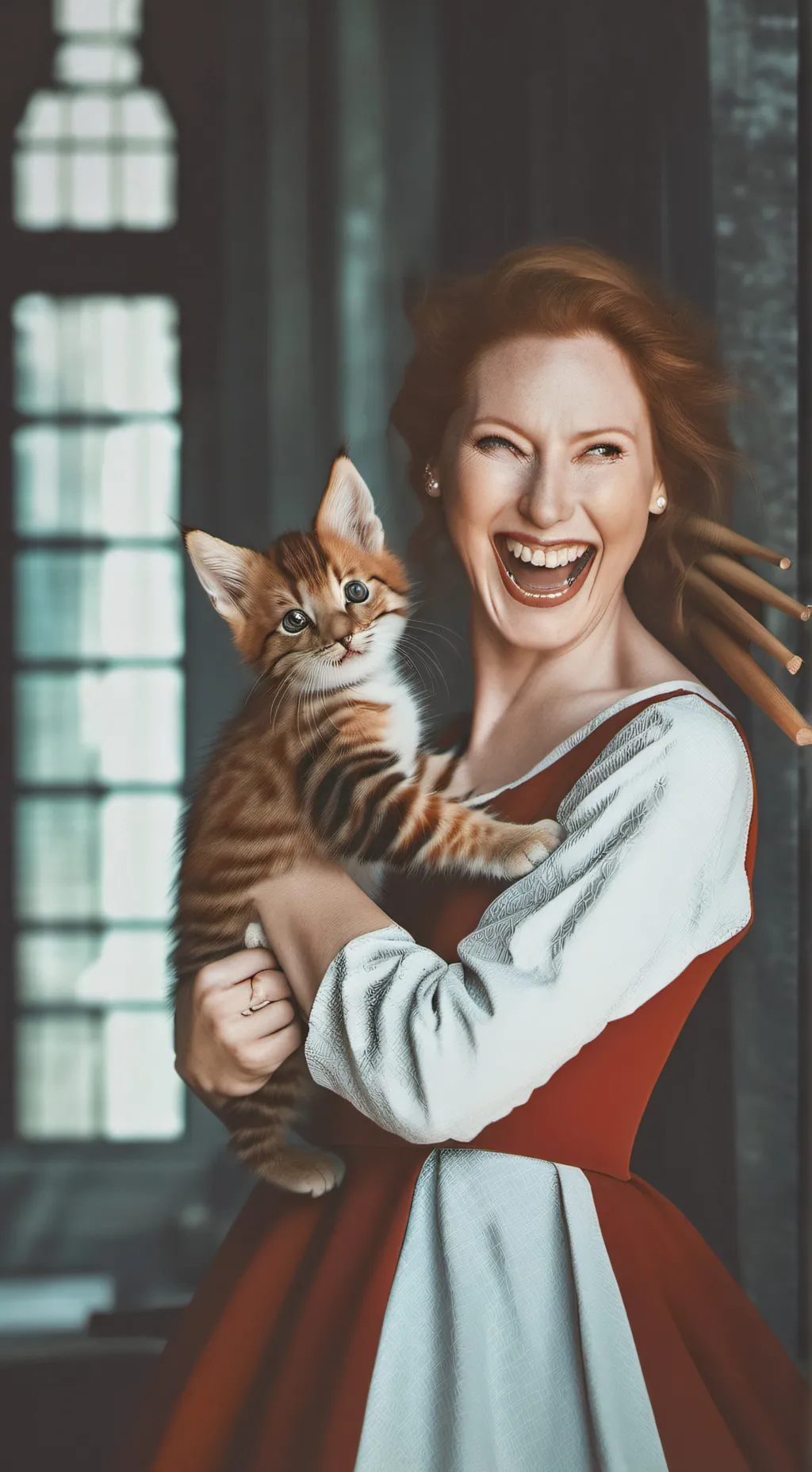 ai character: spoiled kitty amy background