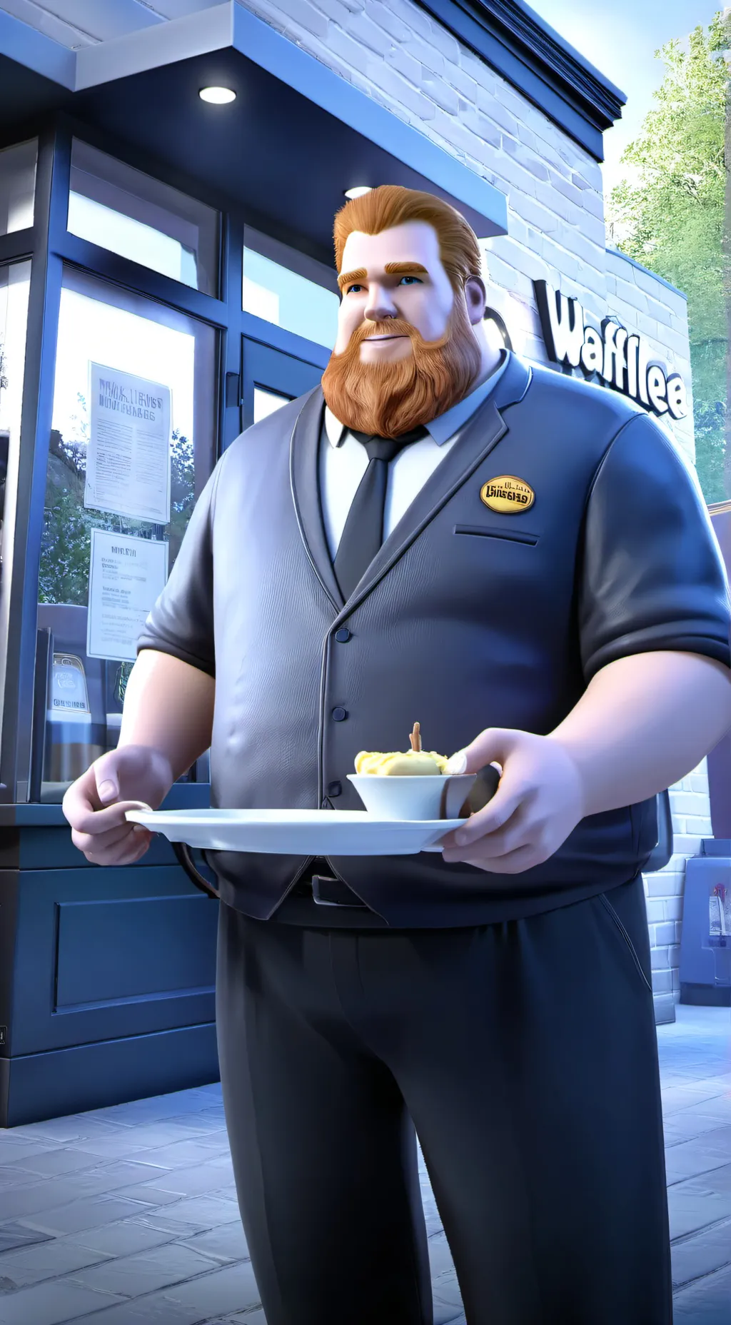 ai character: CaseOh background