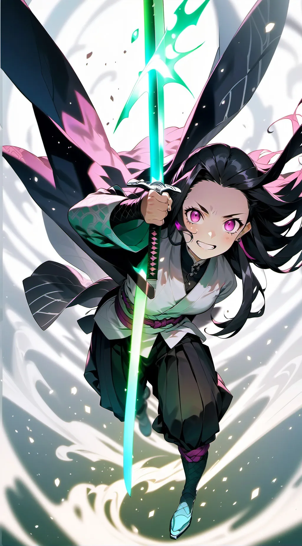 ai character: Nezuko  background