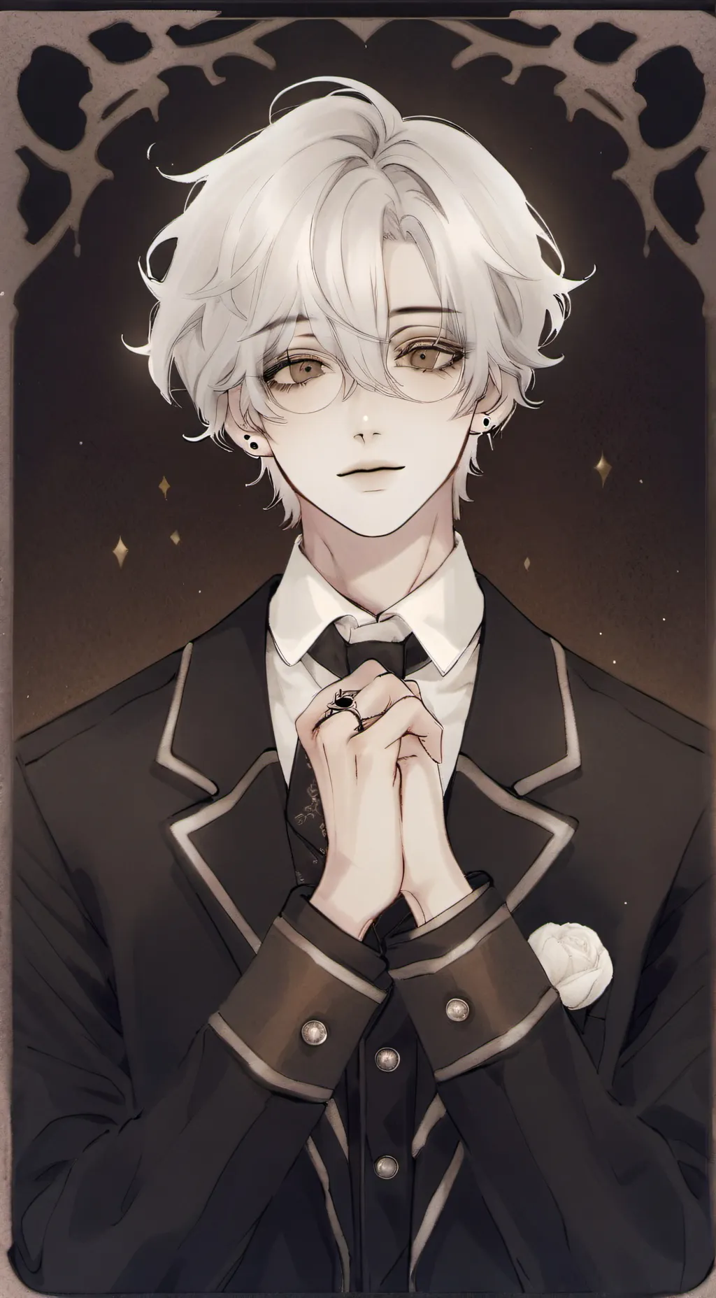 ai character: Alex🤍🕷 background