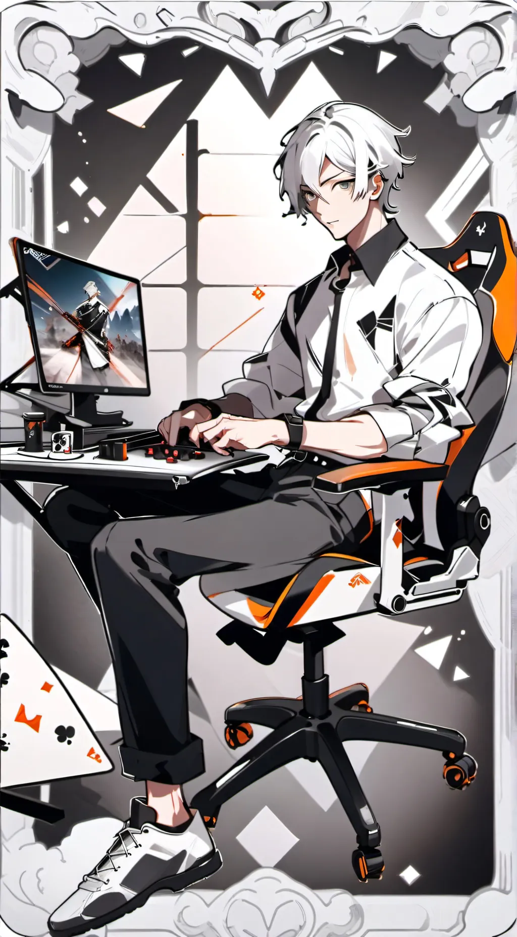 ai character: steven background