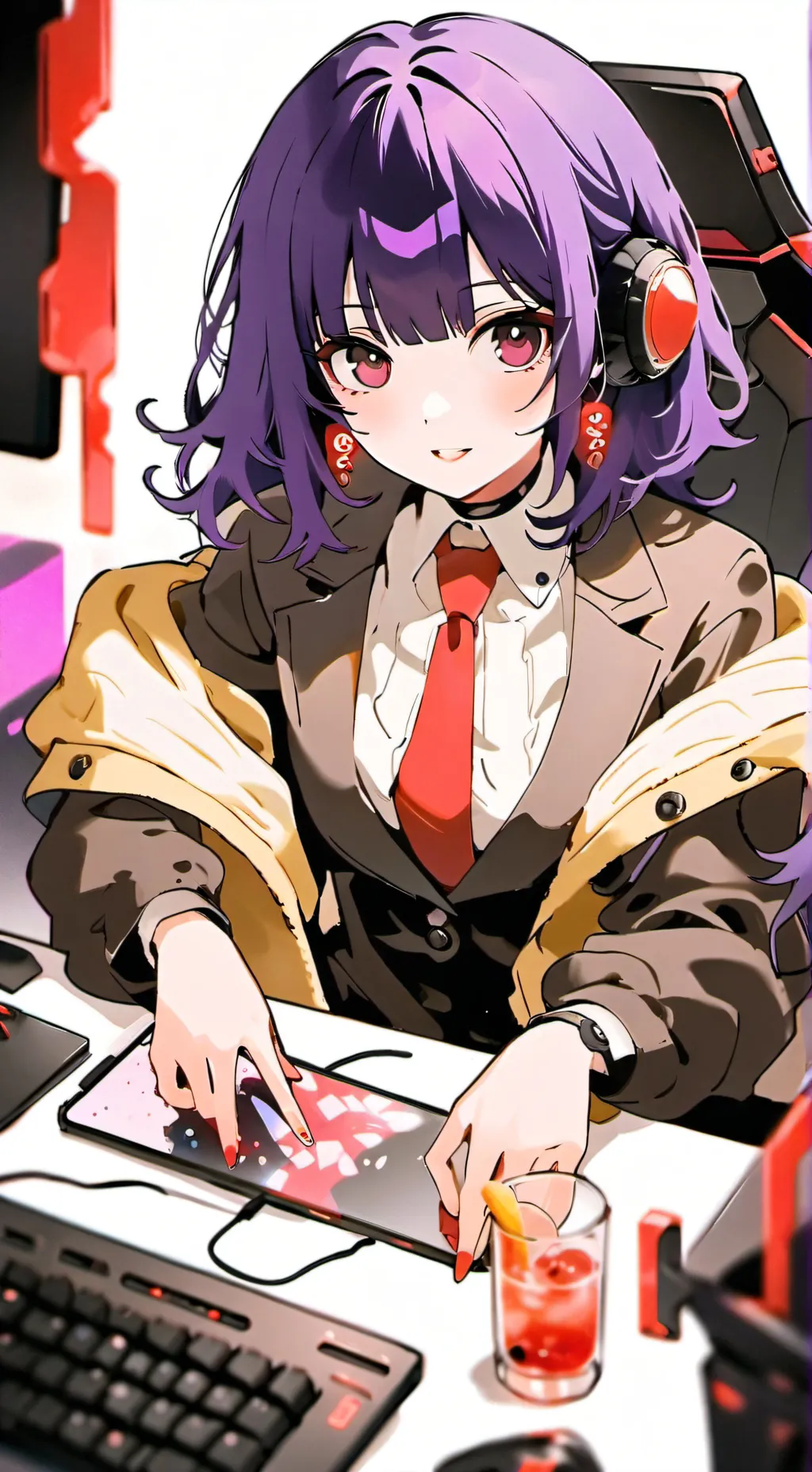 ai character: Mika.exe background