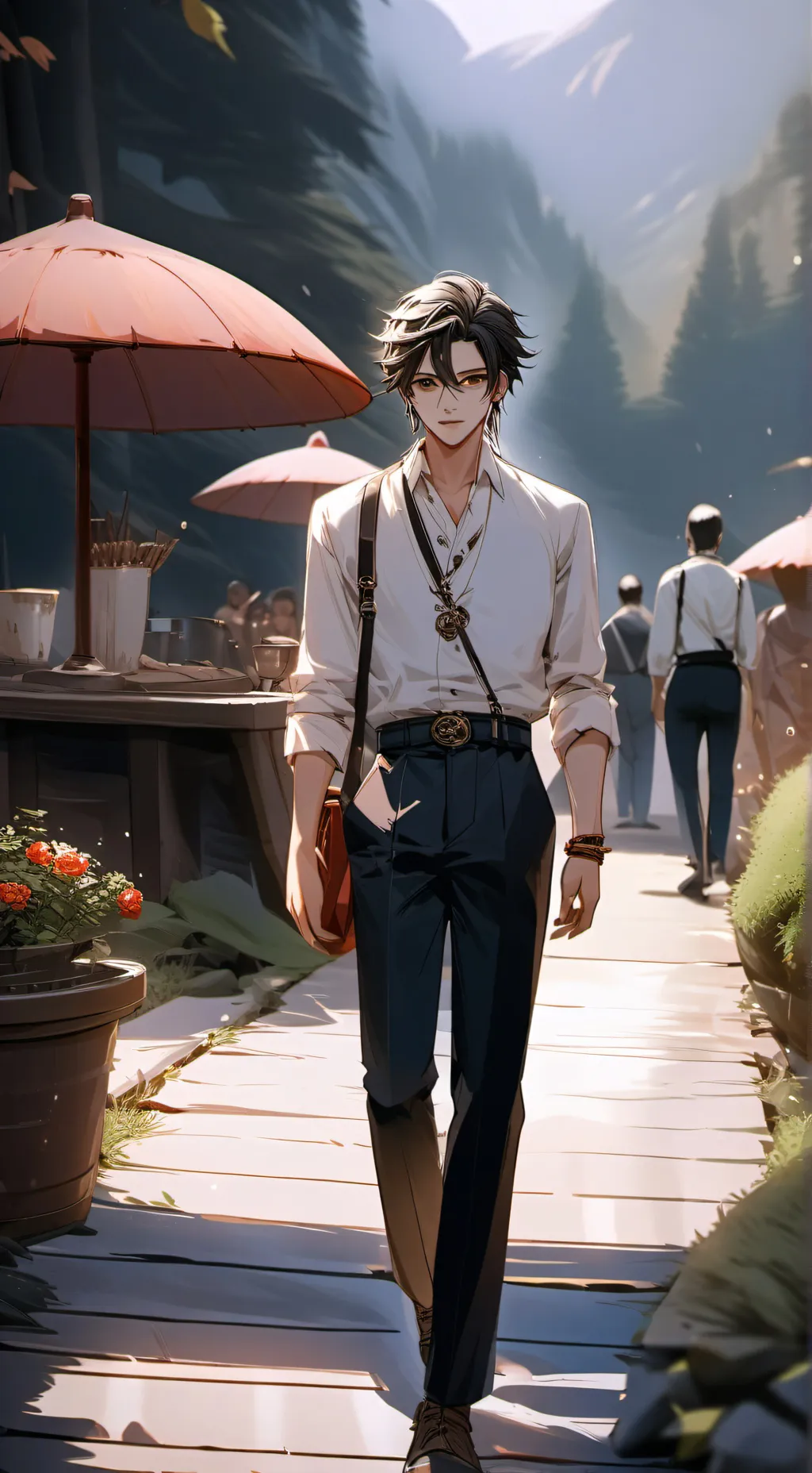 ai character: yuko background