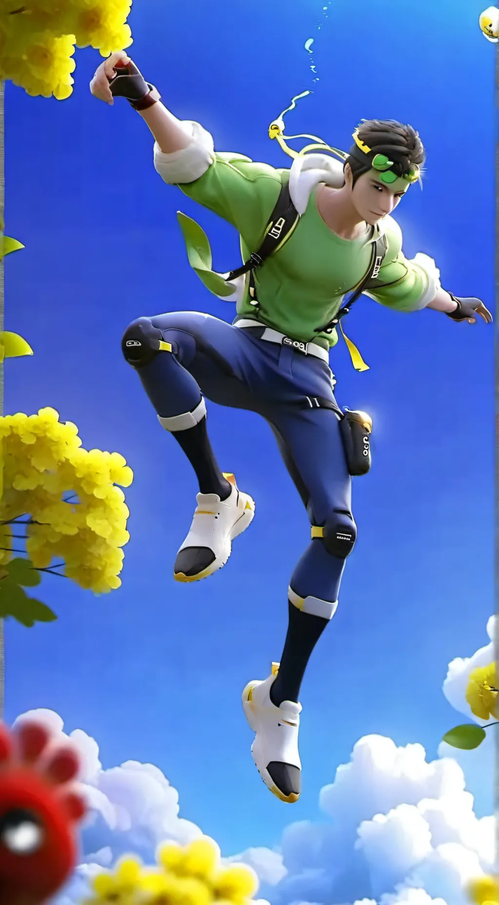 ai character: sonic infection background