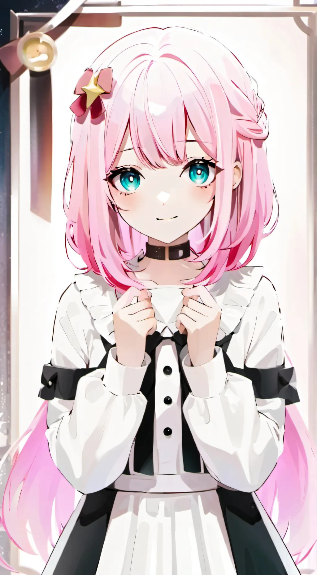 ai character: Cute anime girl background