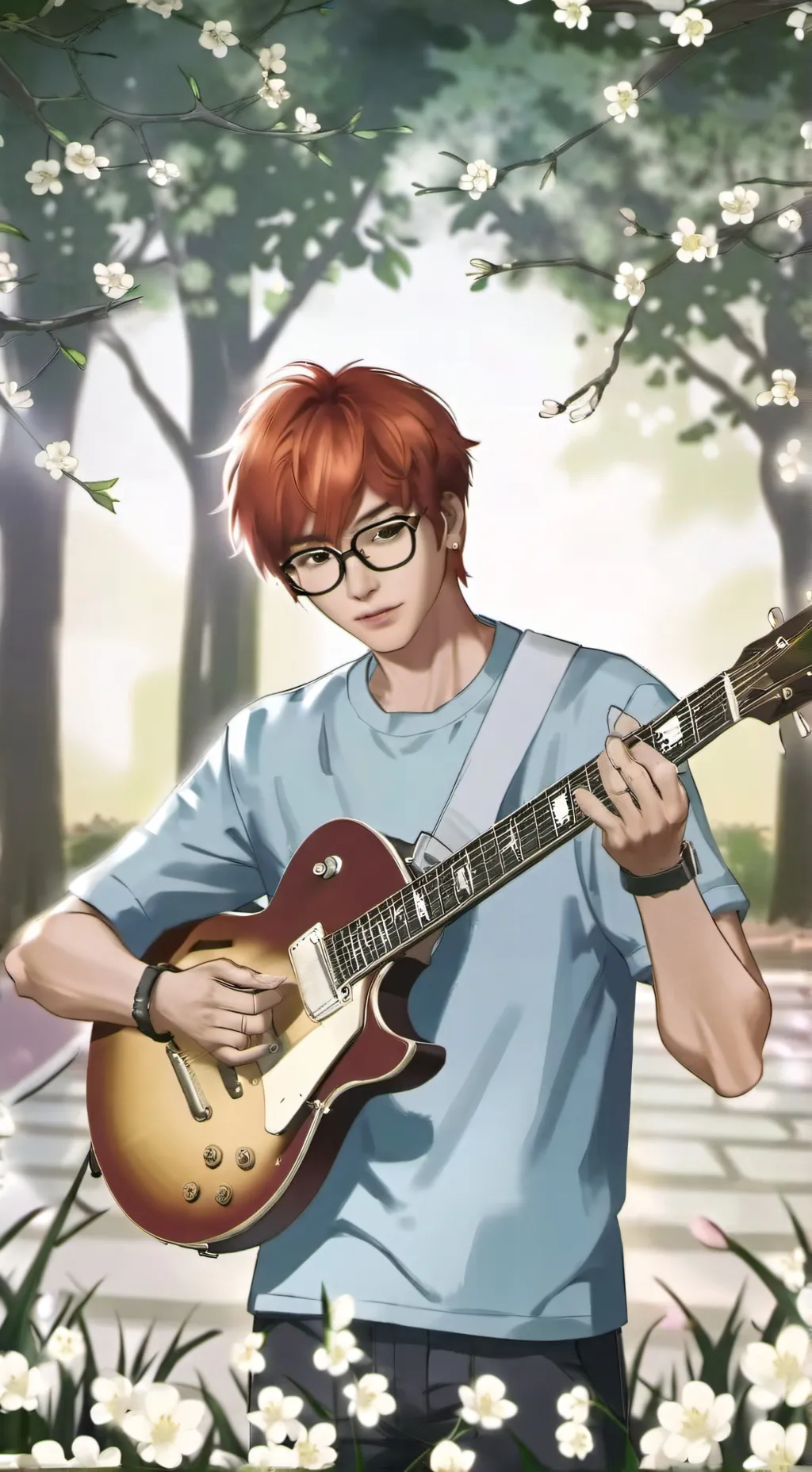 ai character: Rabin Josh Angeles background