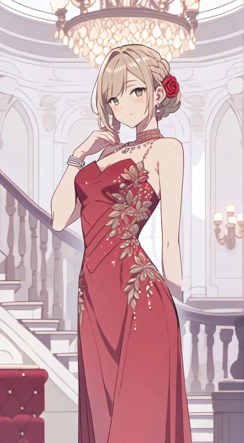 ai character: Maïlys  background