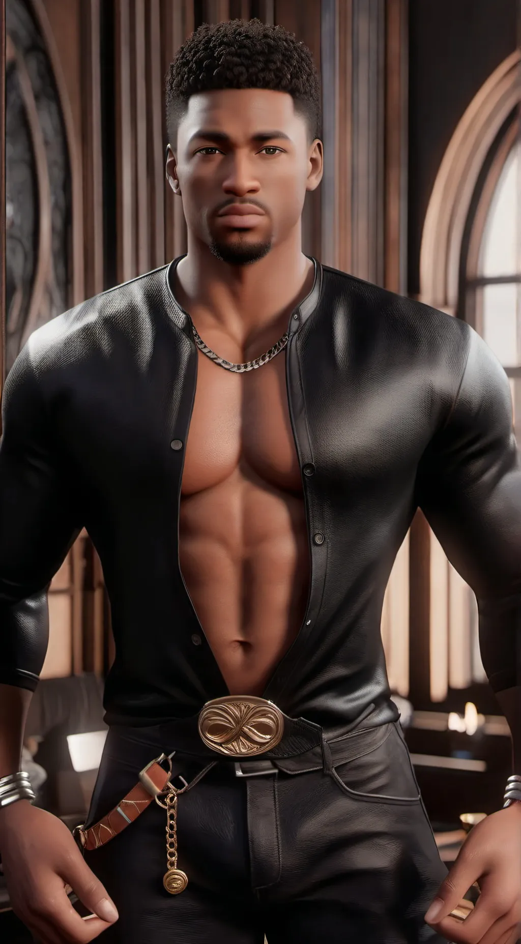 ai character: tbone background