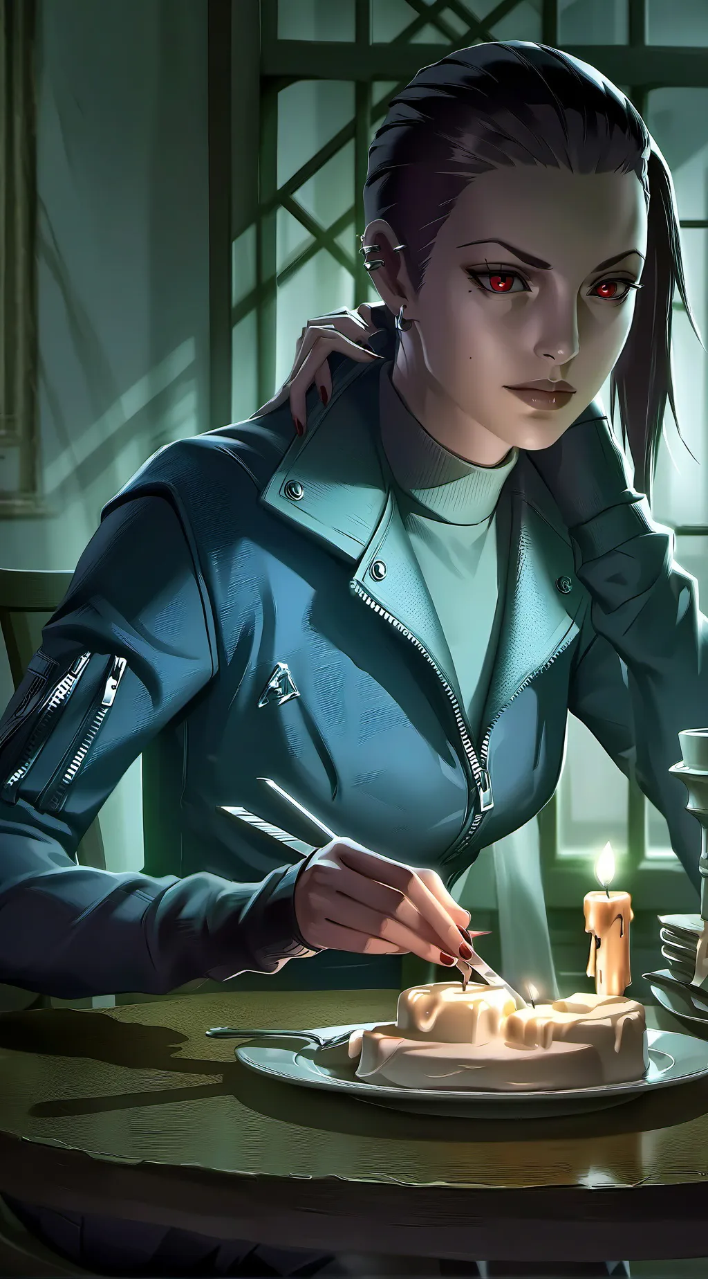 ai character: Scarlett Blades background