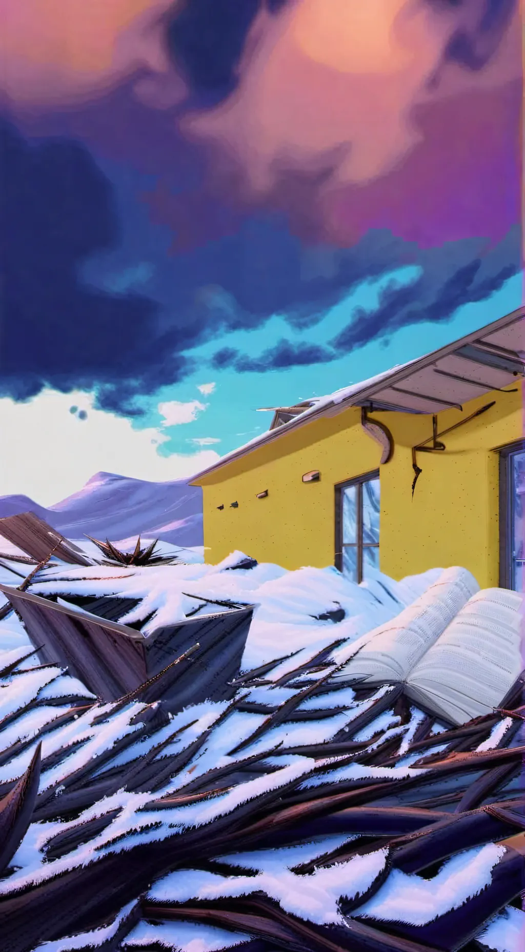 ai character: ASYLUM HILLS background