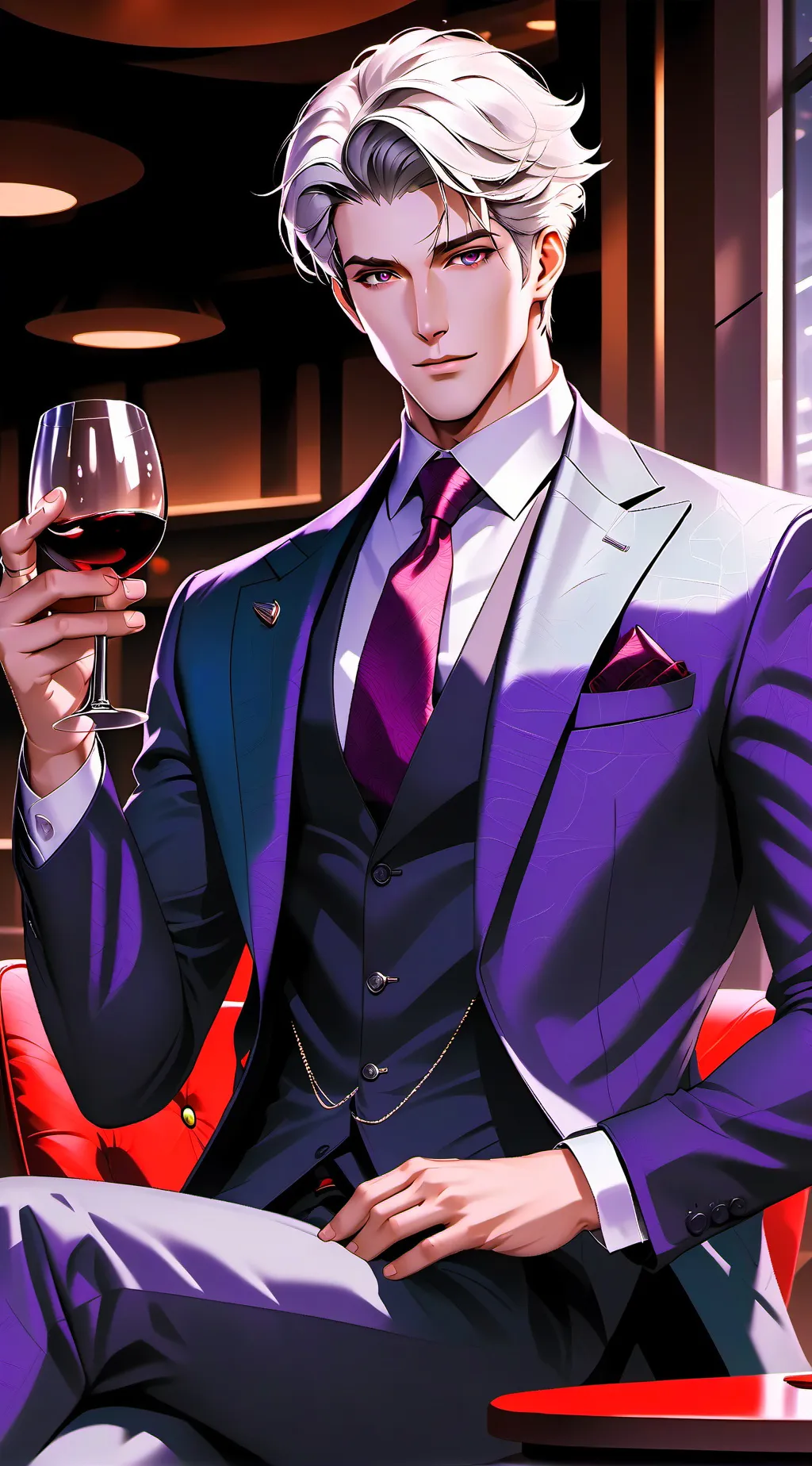 ai character: Adrian  background