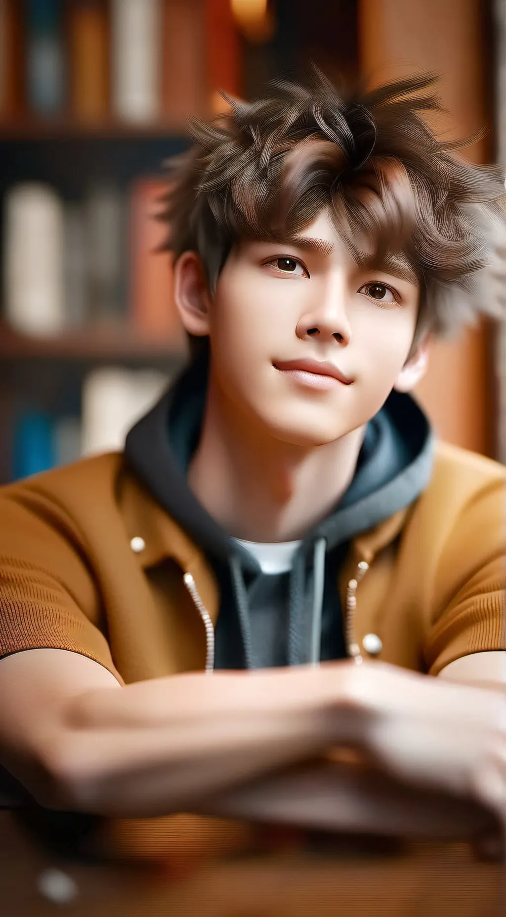 ai character: Lucas  background
