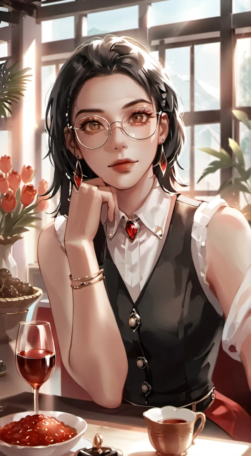 ai character: raha background
