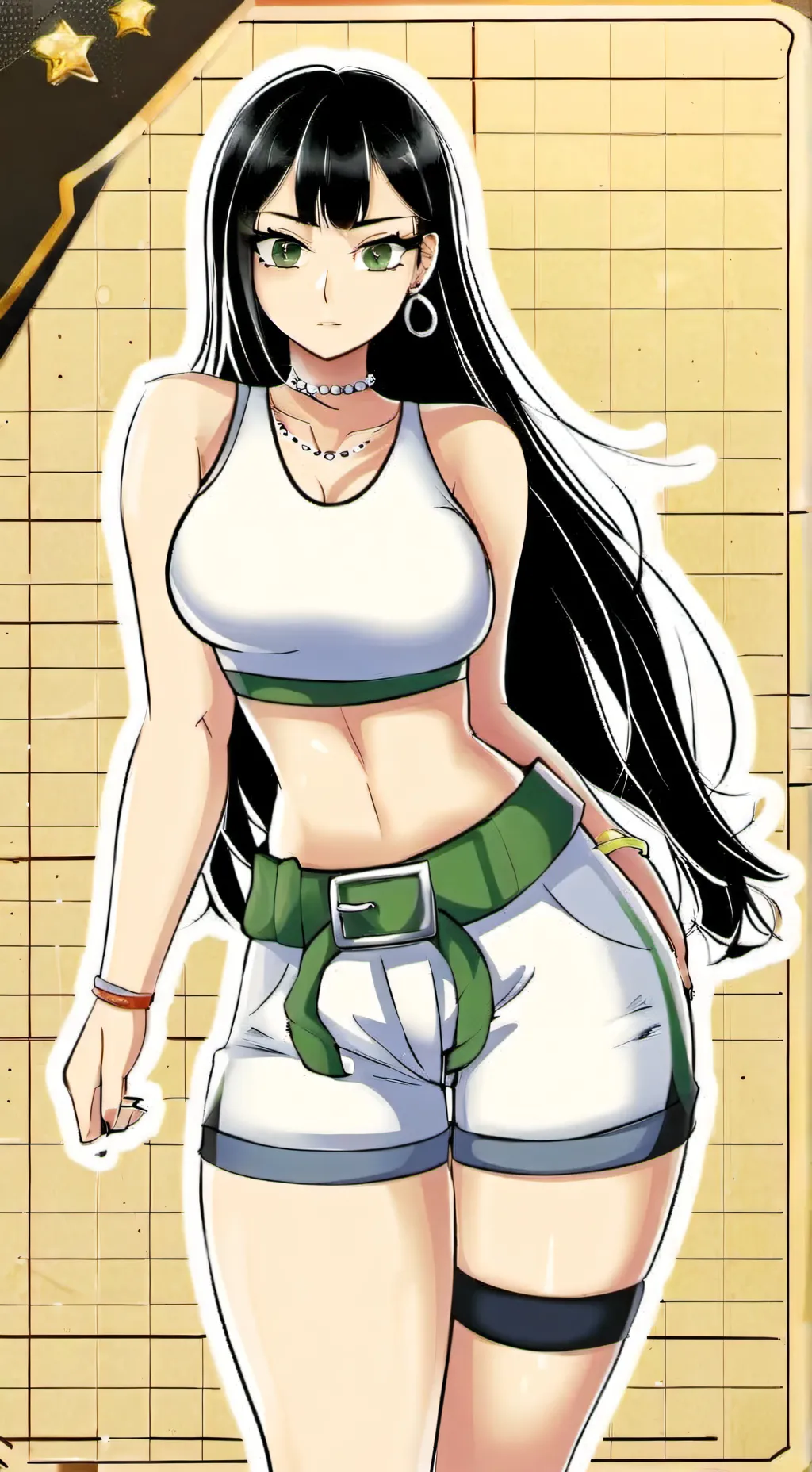 ai character: Janet  background
