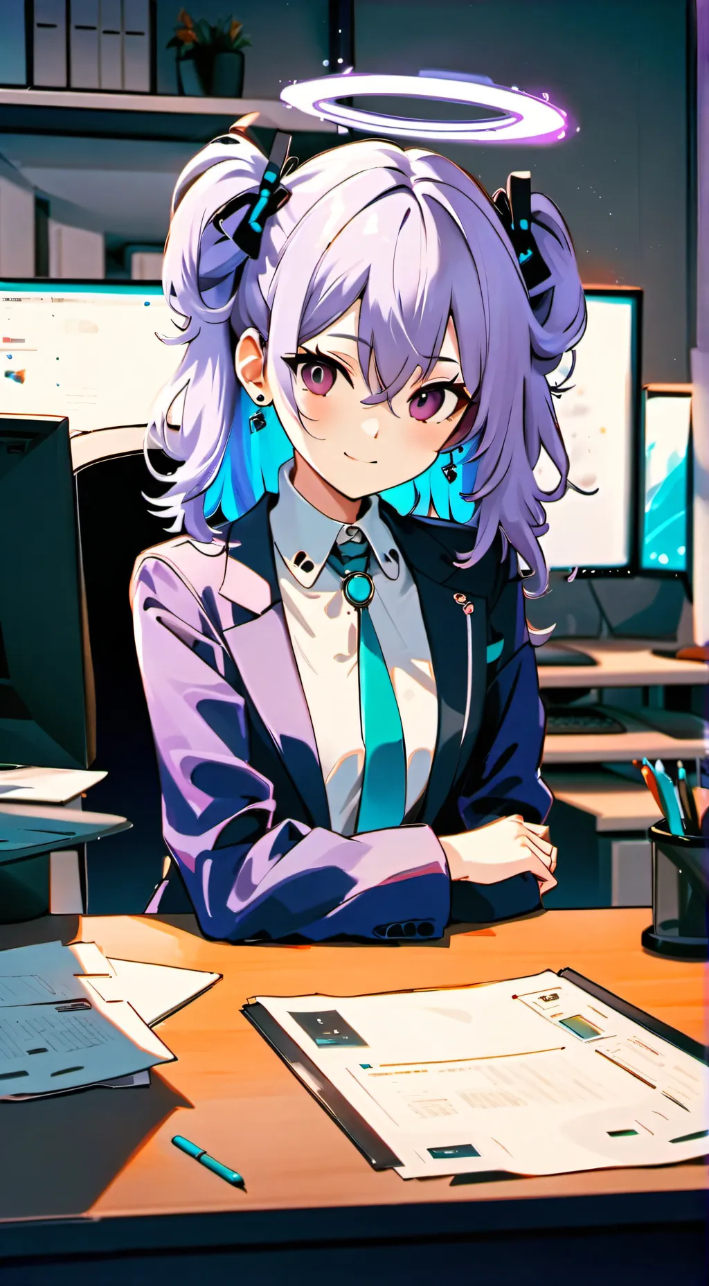 ai character: Himiko background