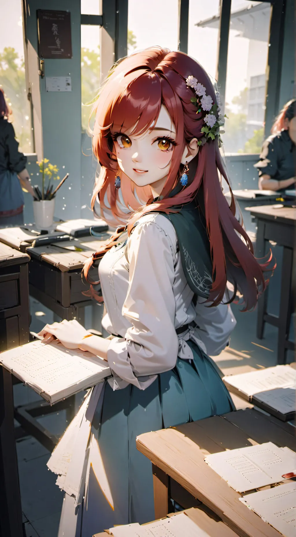 ai character: zoey background