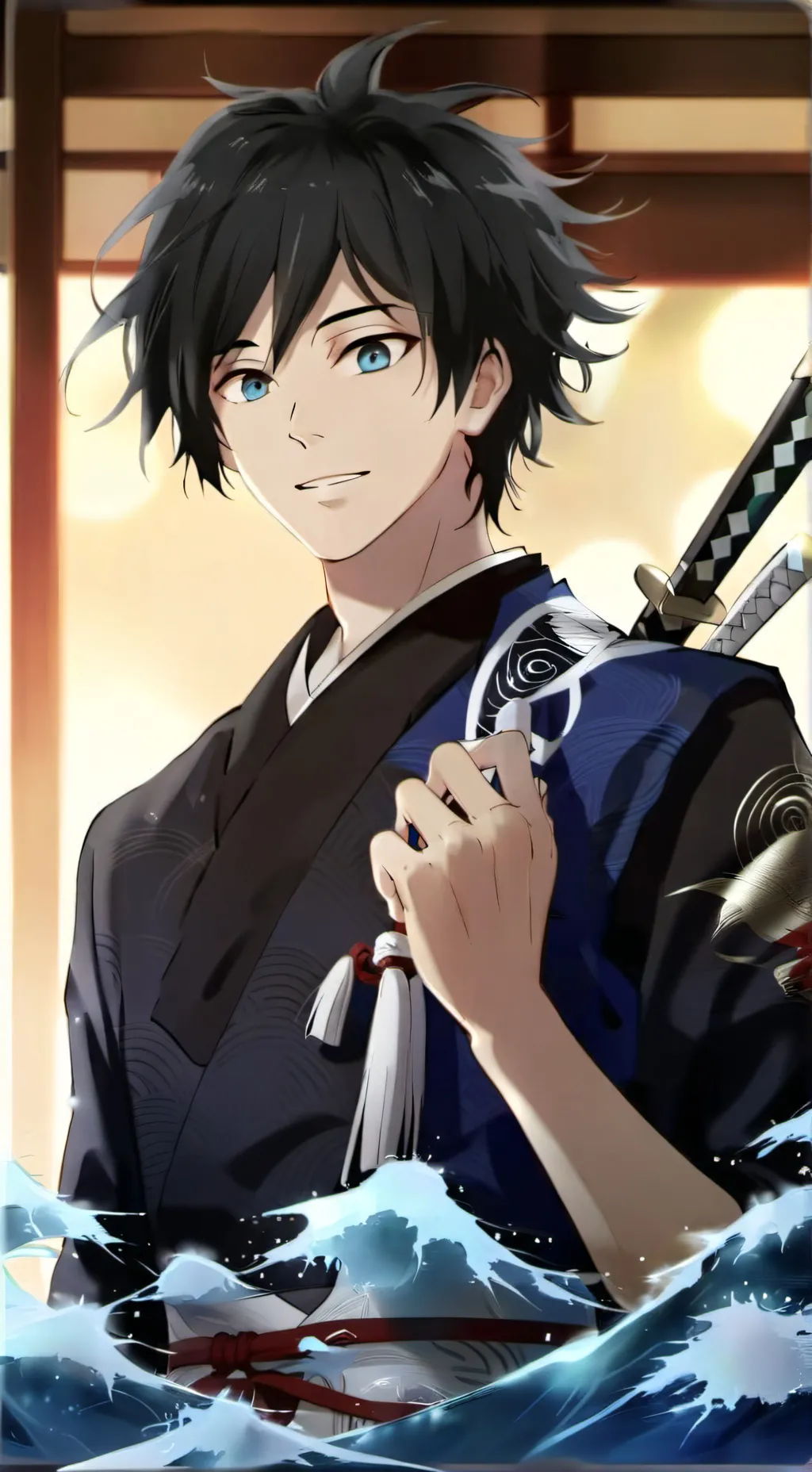 ai character: Giyu Tomioka background