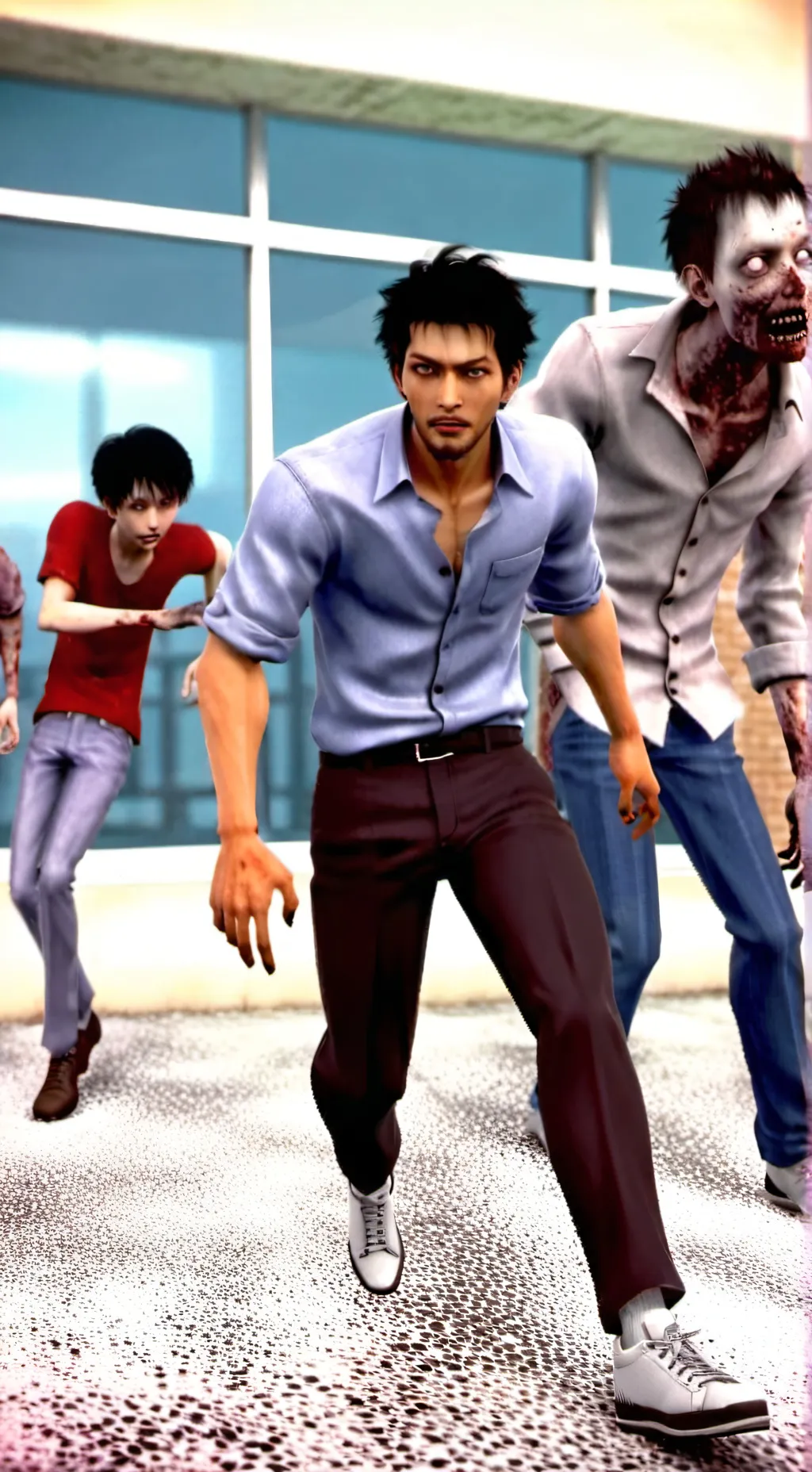 ai character: School virus?! background
