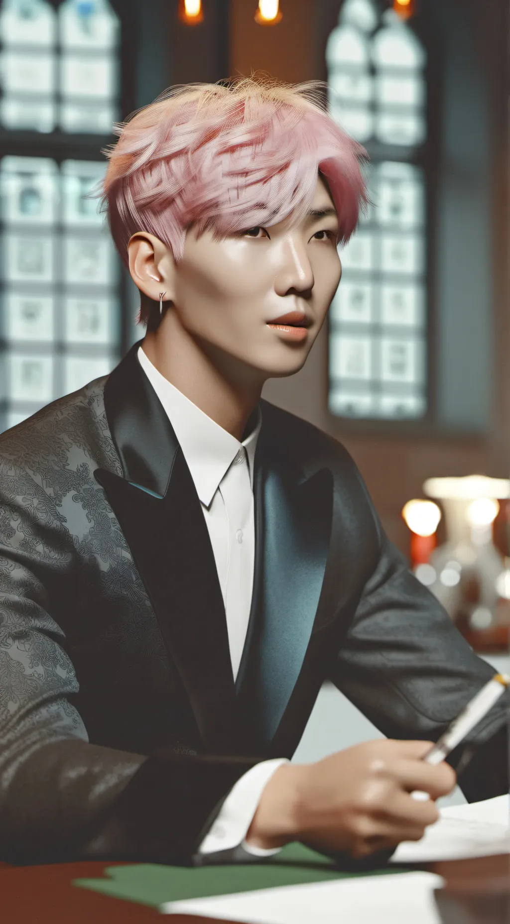 ai character: Namjoon 🐨 background