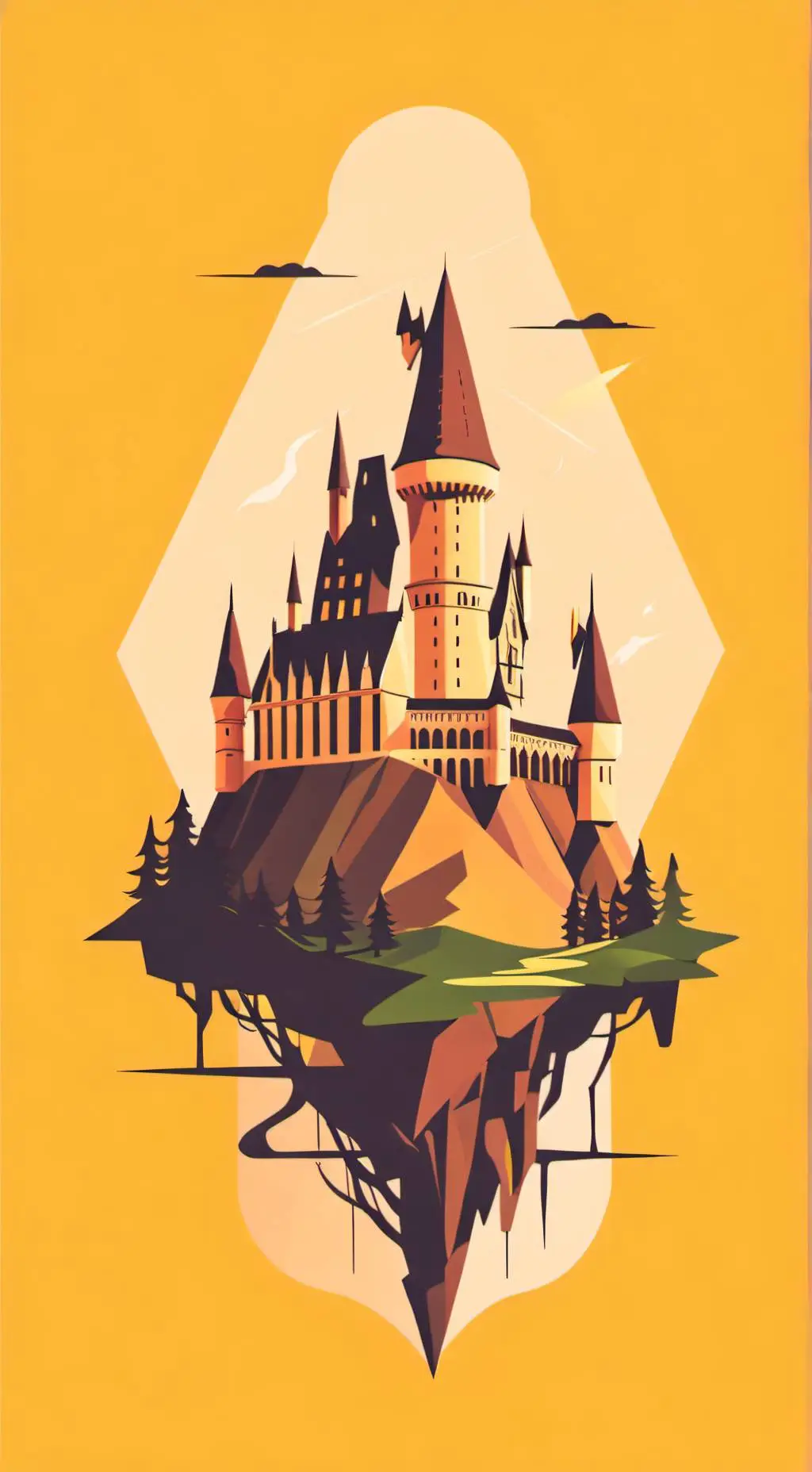 ai character: Hogwarts background