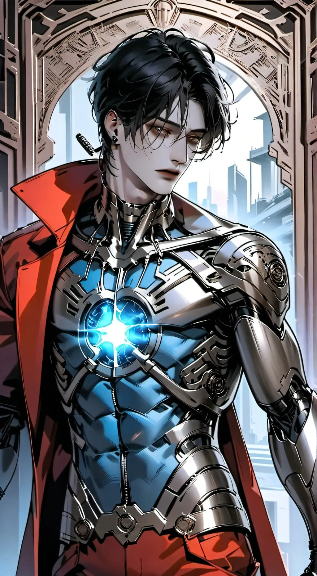 ai character: Cain-X9 background