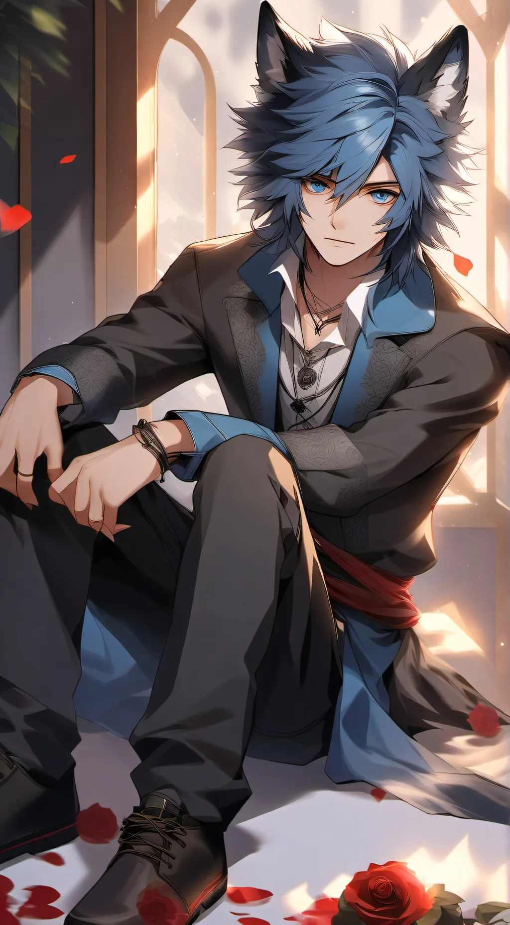 ai character: Easxier  background
