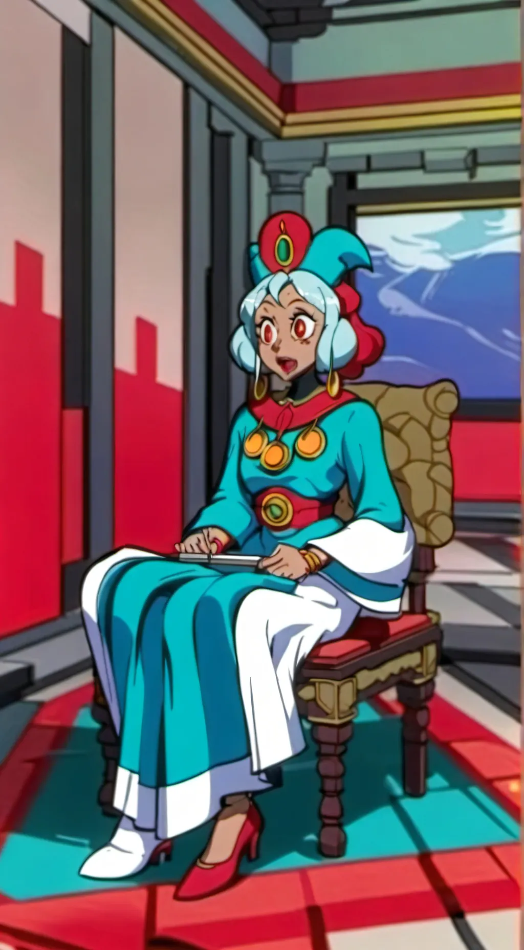 ai character: SONIA  background