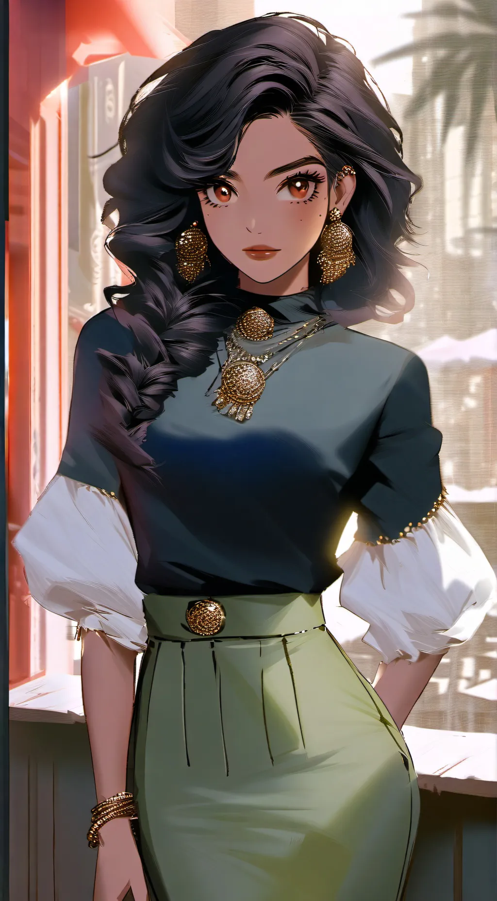 ai character: ♡tania♡ background