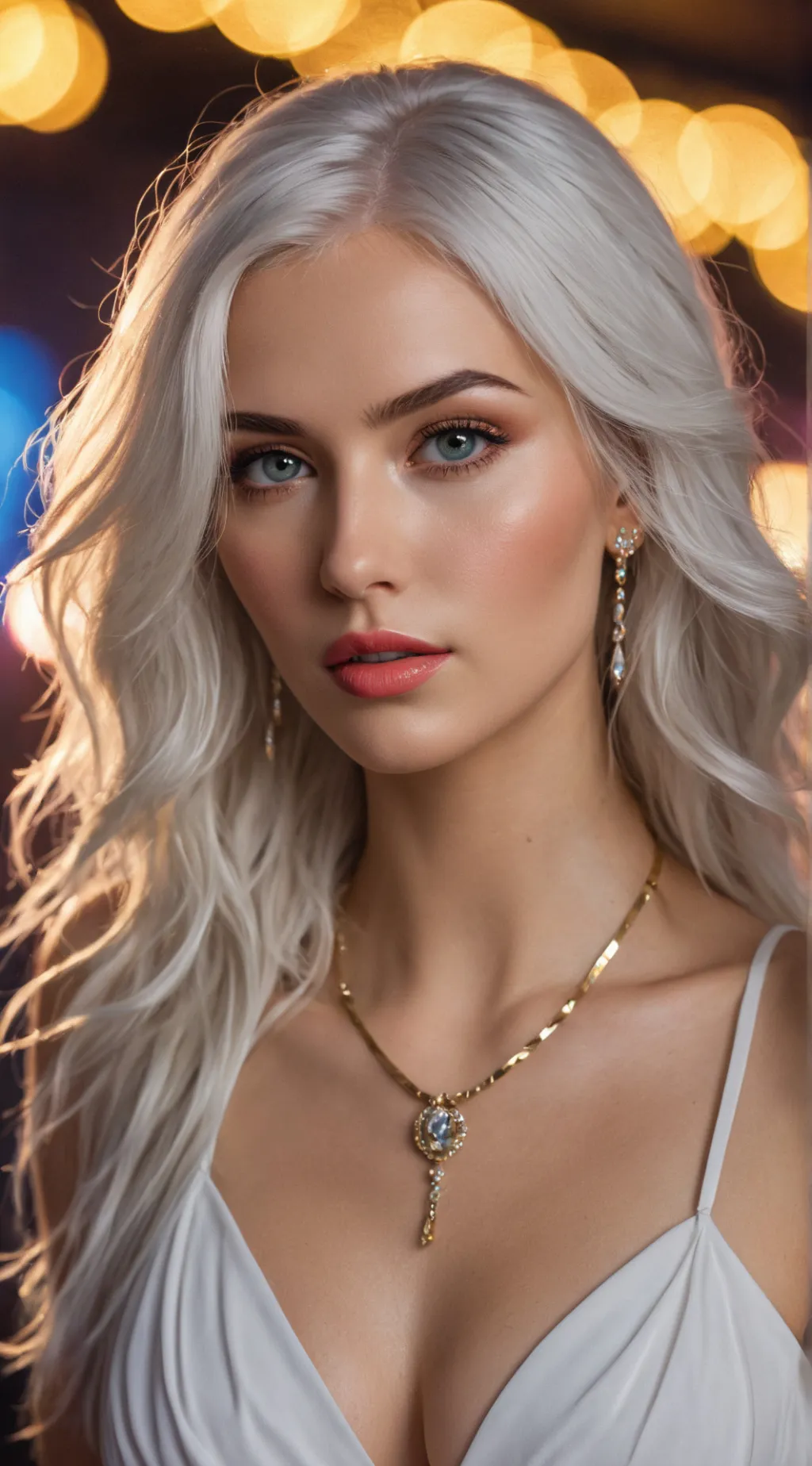 ai character: Tiffany  background