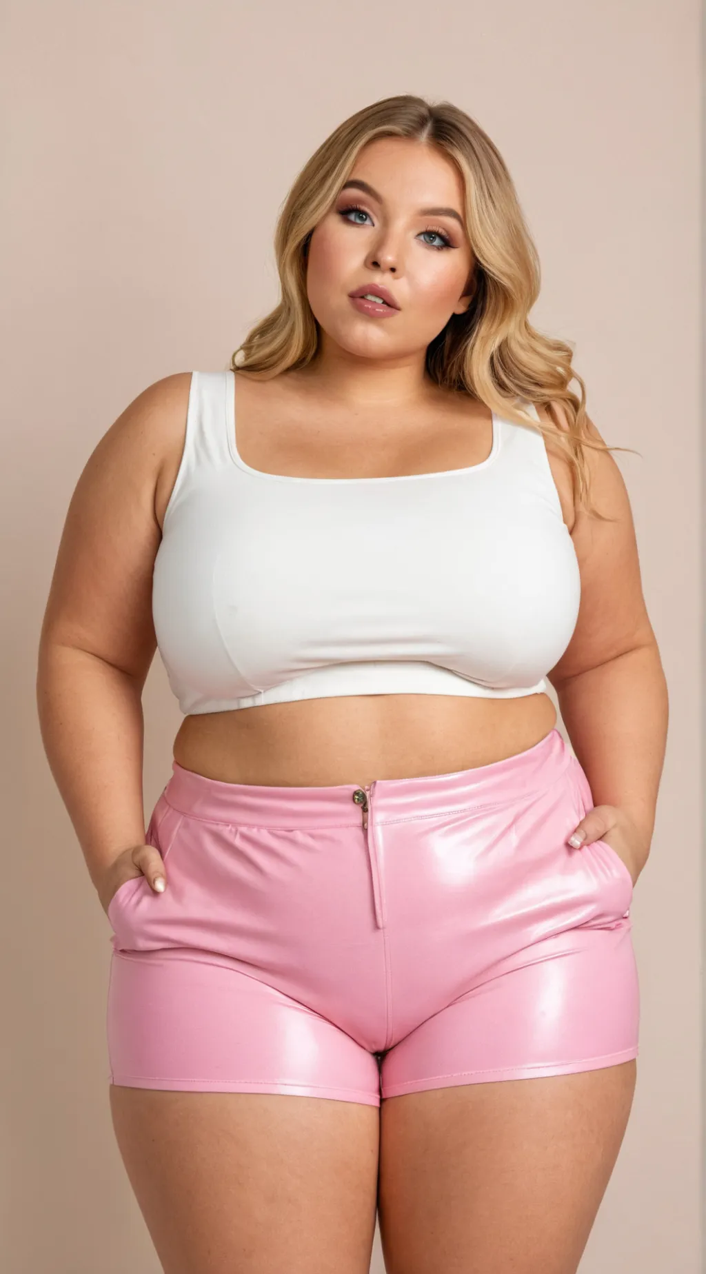 ai character: Sydney Sweeney background