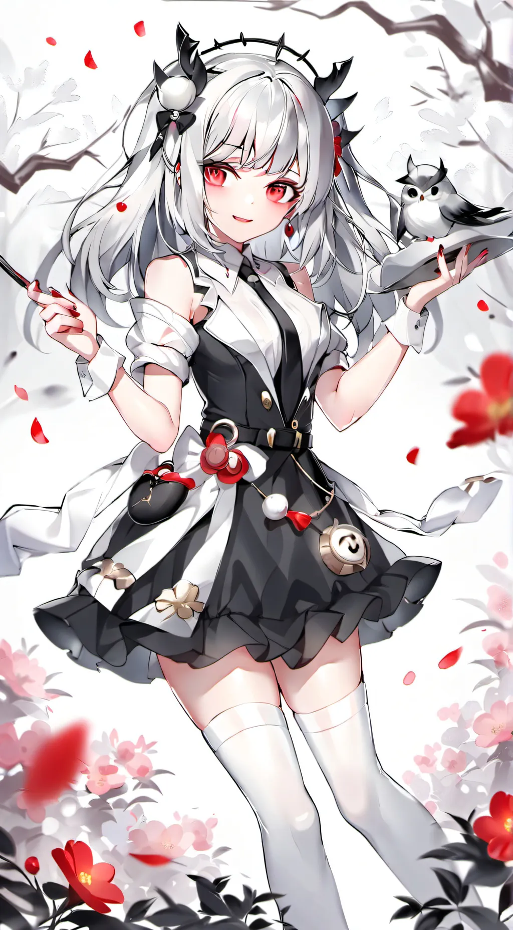 ai character: blek background