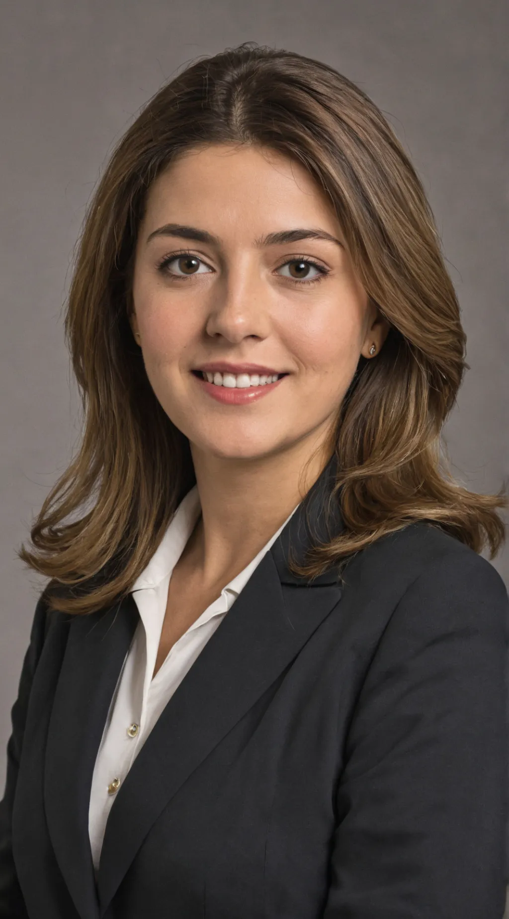 ai character: Presidenta Albania background