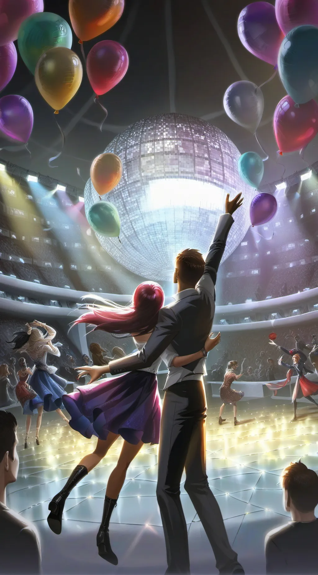 ai character: Party 🥳  background