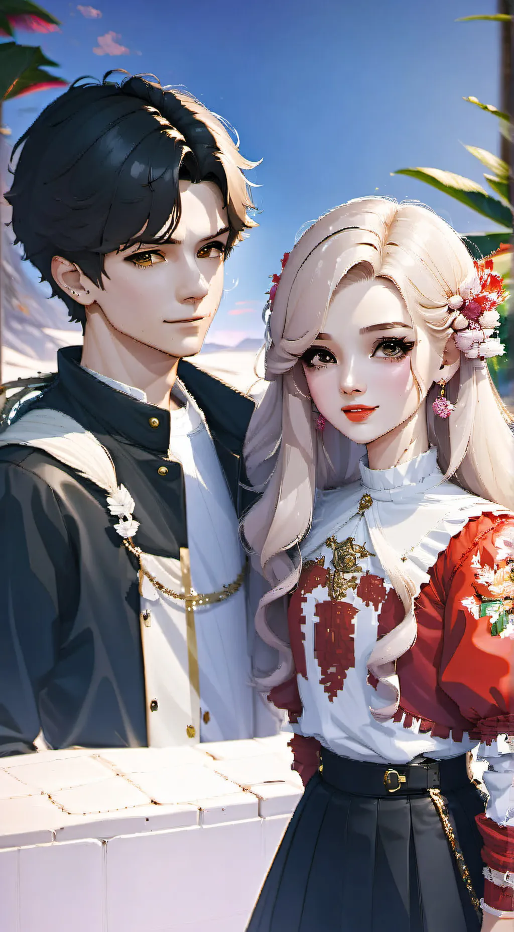 ai character: LUCAS❤ background