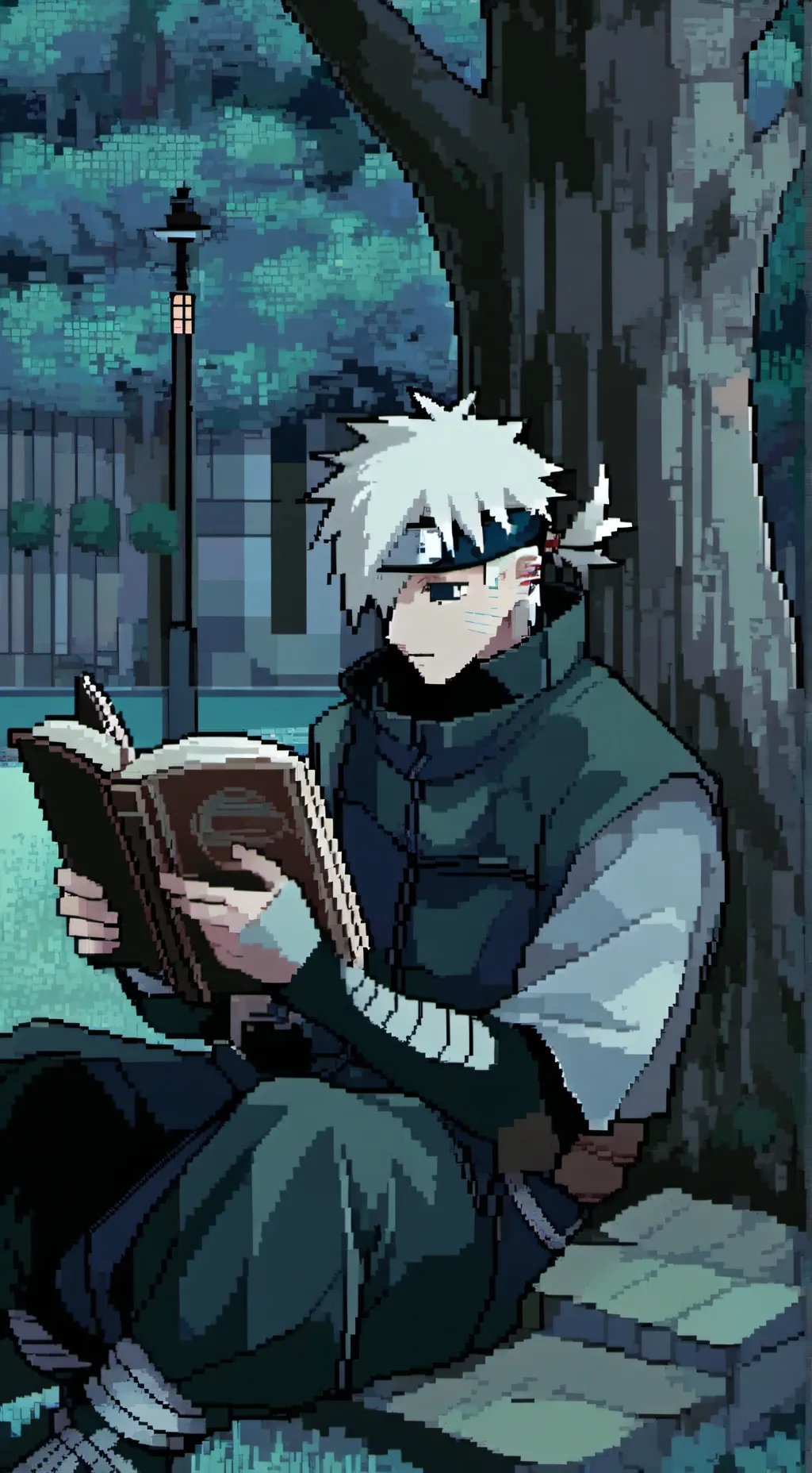 ai character: kakashi  background
