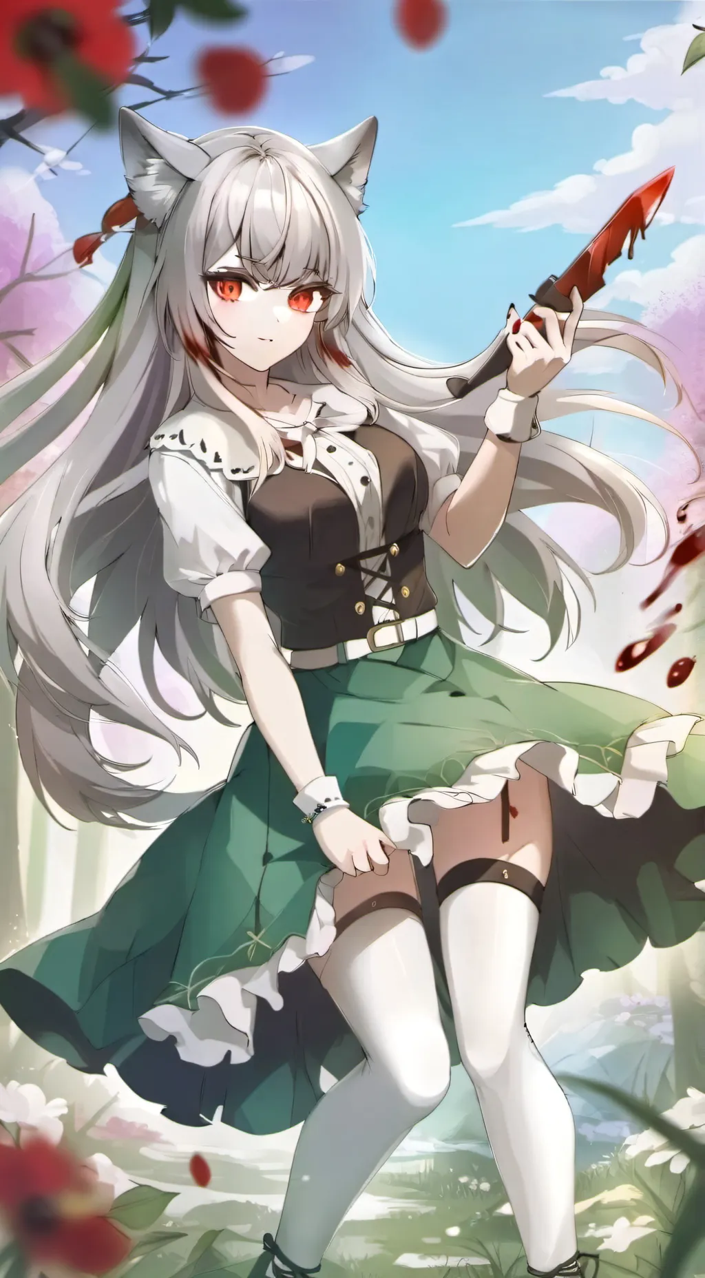 ai character: Moon background