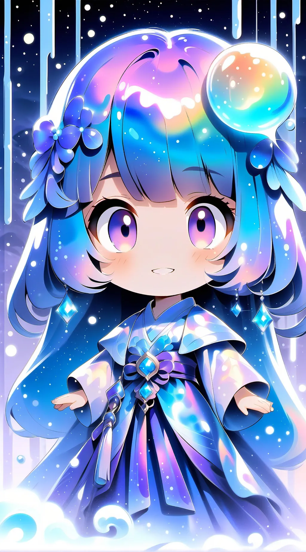 ai character: Mystreet Visions.  background